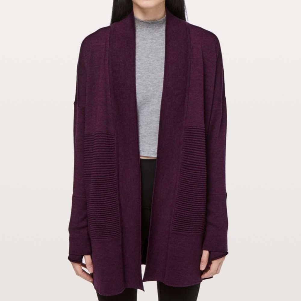 Lululemon Sit in Lotus Wrap Heathered Plum Size 2